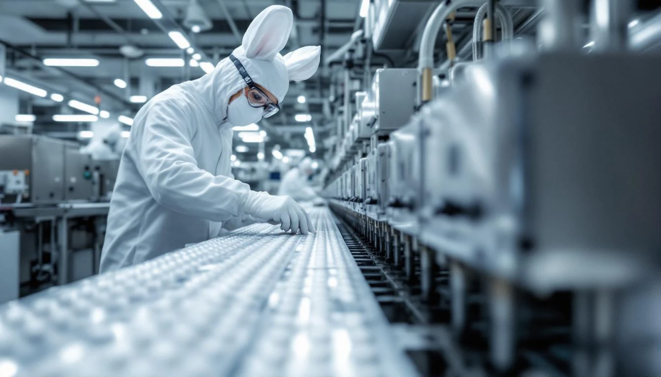 한미약품 제약 생산라인 — 정제 블리스터 포장 클린룸