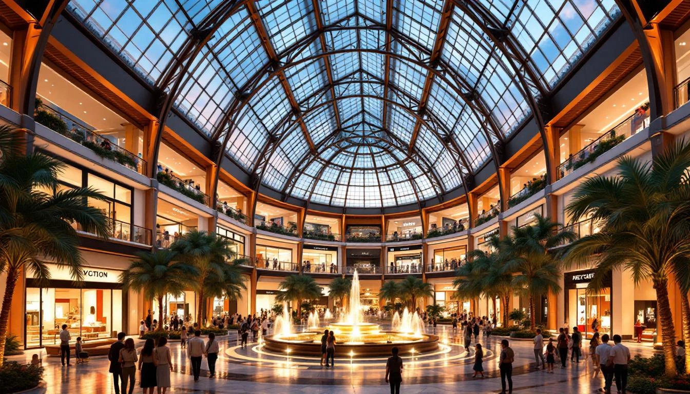 스타필드 복합몰 아트리움 — 이마트 연결 내 고마진 사업부의 상징