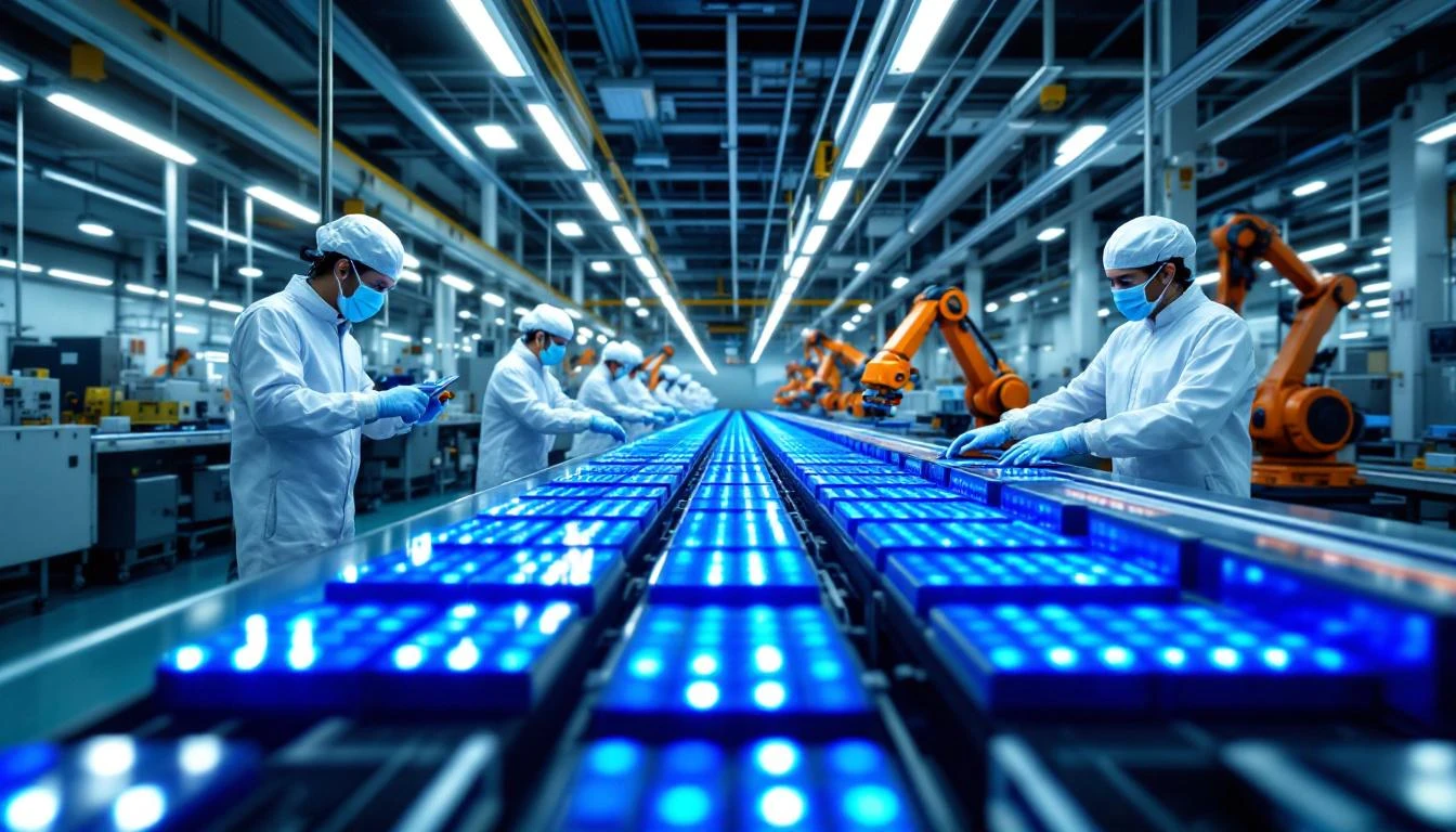 삼성SDI 배터리 공장 자동화 생산라인 — 각형 셀 조립 공정