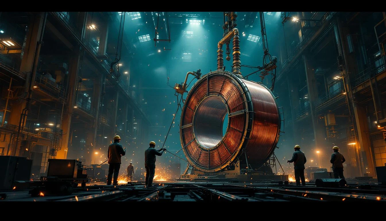 변압기 제조 공장