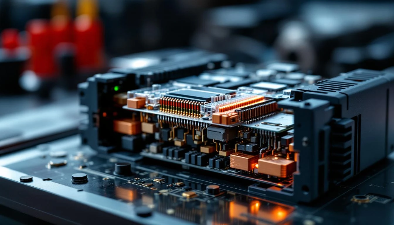 EV 트랙션 인버터 모듈 — SiC MOSFET 다이가 박힌 PSG 의 핵심 시장